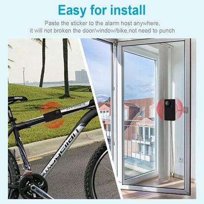 Vridezone 110 dB E-Bike Anti-Theft Vibration Alarm