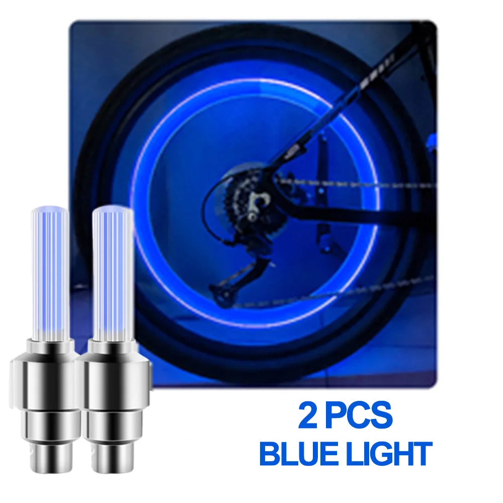 Vridezone Neon Motion-Activated E-Bike Tyre Valve Lights