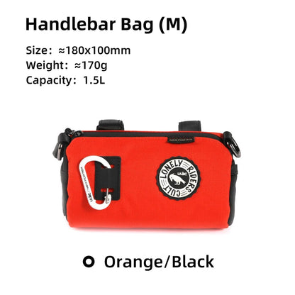 Vridezone Water-Resistant E-Bike Handlebar Bag – 1.1L to 2.7L