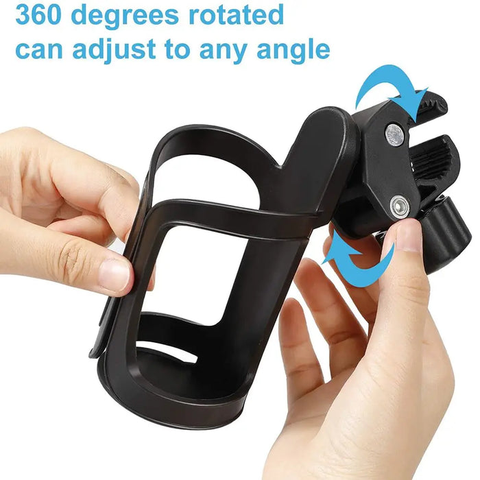 Vridezone 360° Adjustable Clamp-On E-Bike Bottle Holder