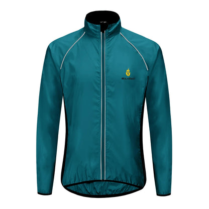 Vridezone Men’s Lightweight Reflective E-Bike Rain Jacket