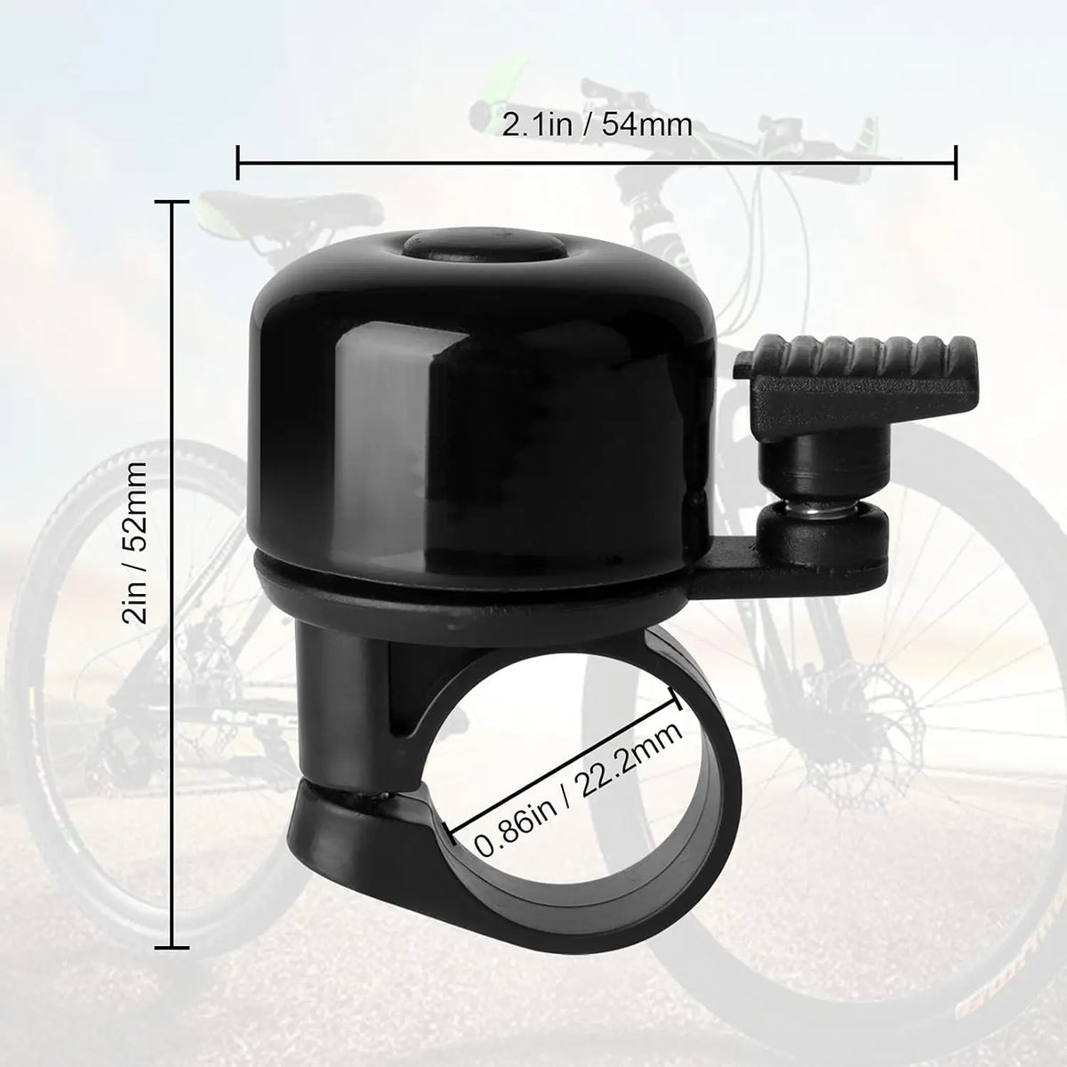 Vridezone Classic Aluminium E-Bike Bell