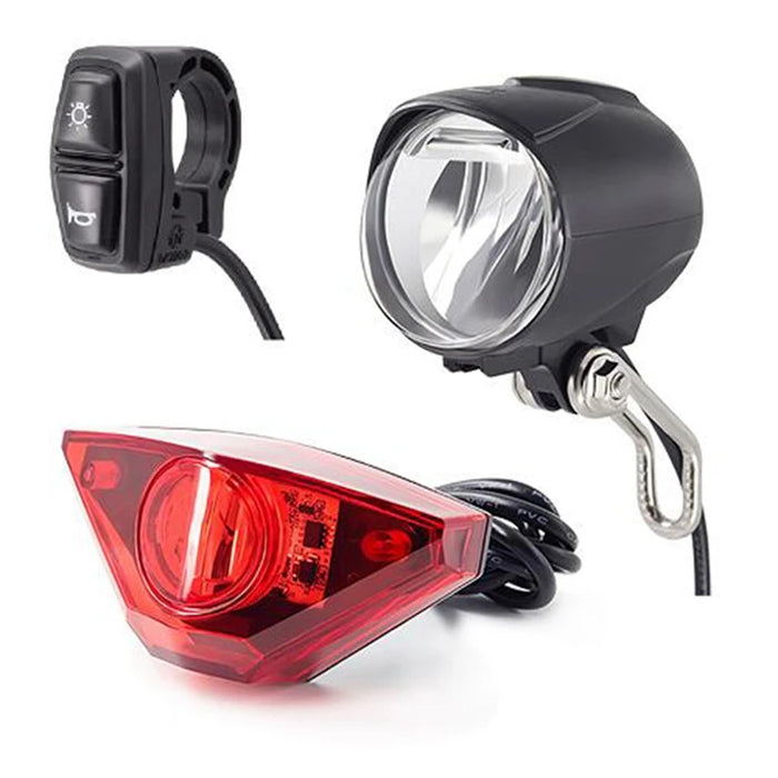 🚲 E-Bike Light Set (Front Headlight + Rear Tail Light)