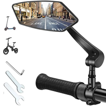 Vridezone 4.5-Inch 360° Adjustable E-Bike Rear-View Mirror