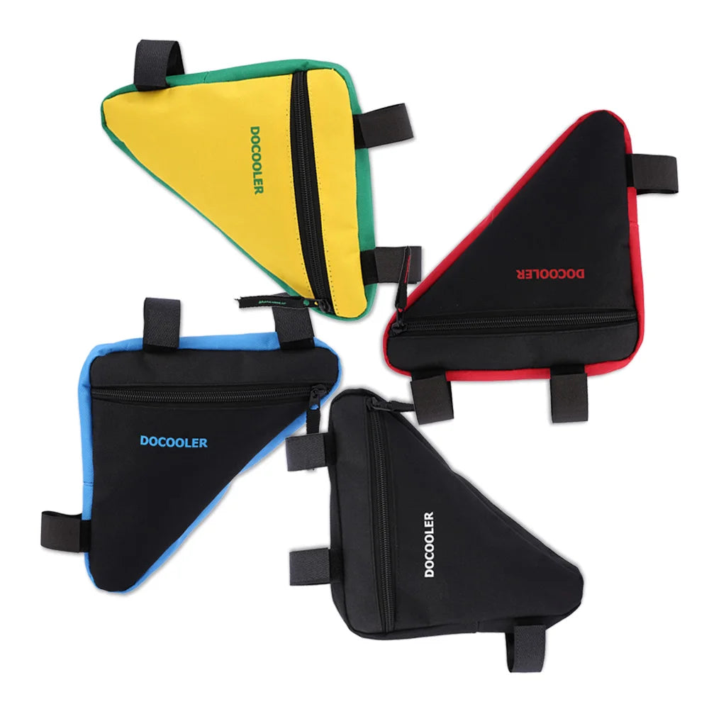 MTB Triangle Bicycle Bag Cycling Bike Front Saddle Tube Frame Pouch Bag Lightweight Oxford Fabric Bicycle Tools Storage Bag