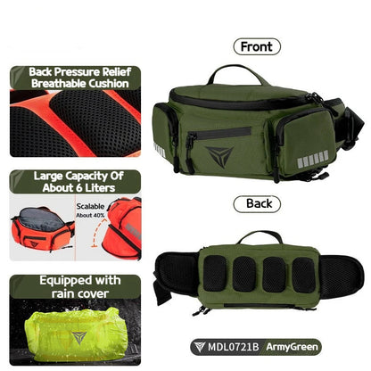 Vridezone Expandable Water-Resistant E-Bike Waist Bag