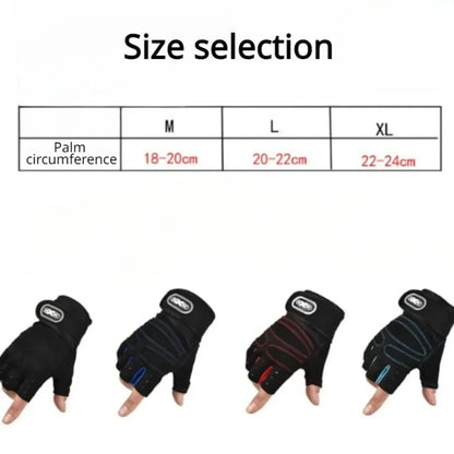 Vridezone Breathable Half-Finger E-Bike Gloves with Wrist Support