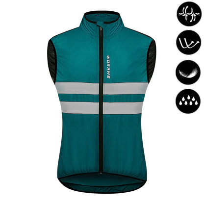 Vridezone Men’s Packable Reflective E-Bike Windbreaker Jacket