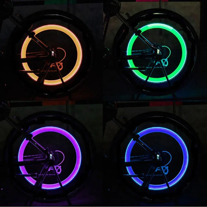Vridezone Motion-Activated LED E-Bike Tyre Valve Lights