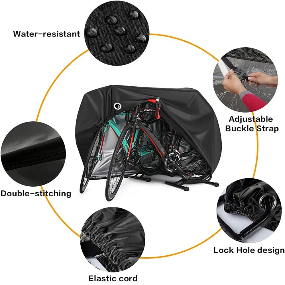 Vridezone XXL Waterproof Cover for 2 E-Bikes
