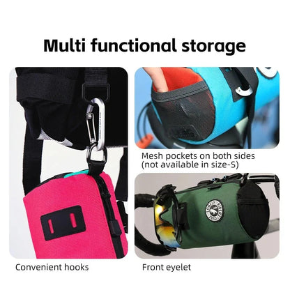 Vridezone Water-Resistant E-Bike Handlebar Bag – 1.1L to 2.7L