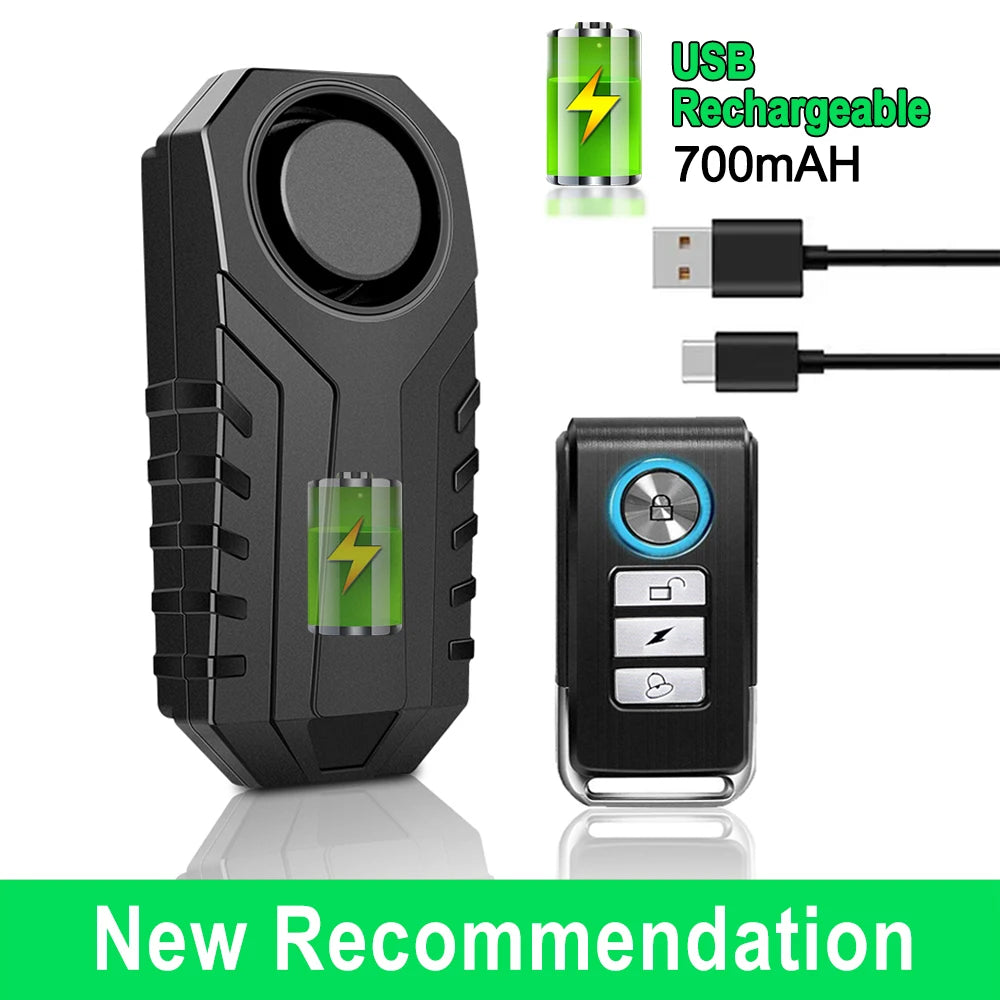Vridezone 113 dB Wireless E-Bike Anti-Theft Alarm