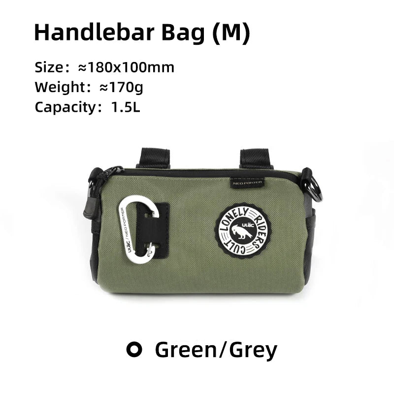 Vridezone Water-Resistant E-Bike Handlebar Bag – 1.1L to 2.7L