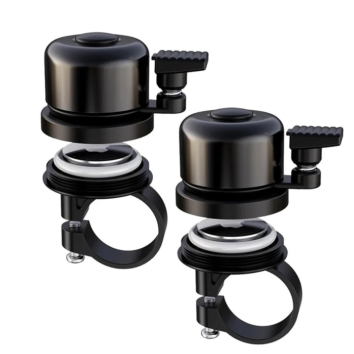 Metal Bicycle Bell For Airtag Case Aluminum Alloy Waterproof Bike Mount GPS Tracker Anti-lost Holder For Apple AirTag Bike Acces