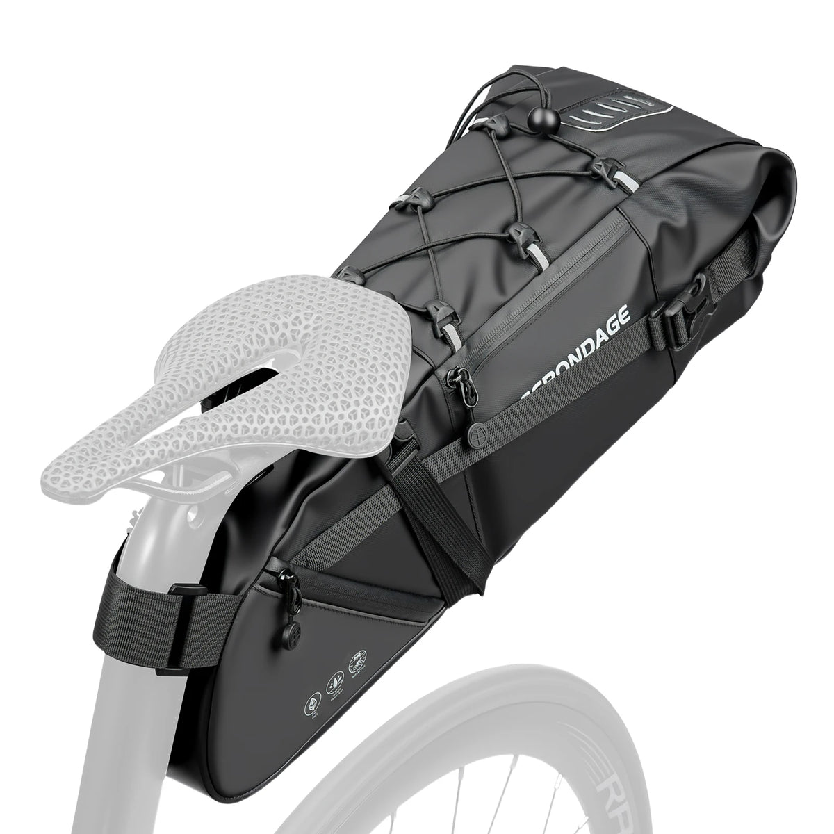 Vridezone 15L Waterproof E-Bike Saddle Bag