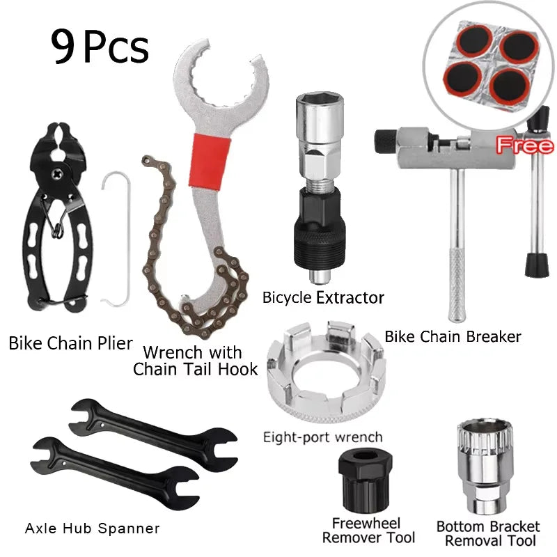 Vridezone E-Bike Chain, Crank and Cassette Repair Tools