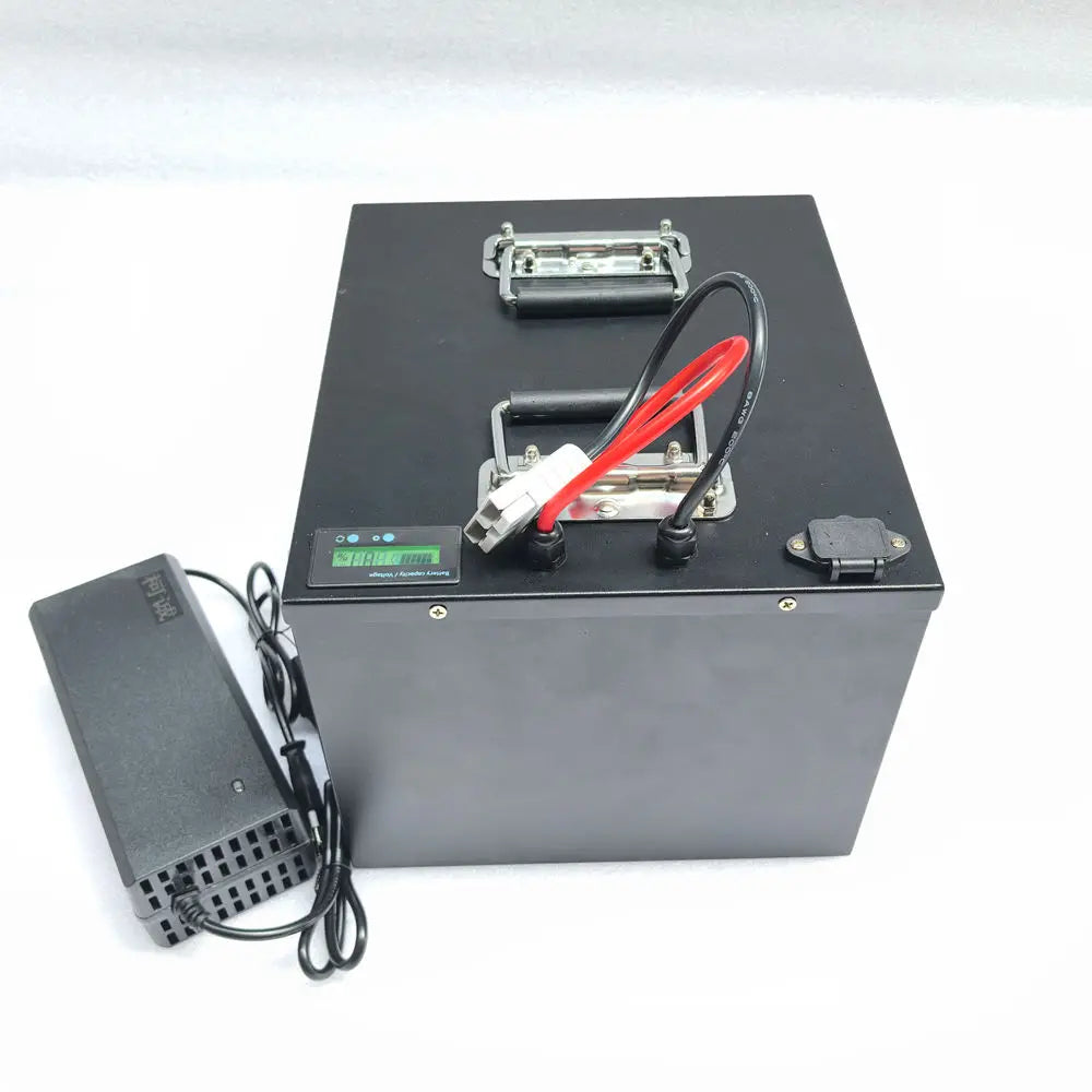 E-bike Batterie Lithium ion 72V, 40Ah avec BMS Bluetooth, for E-bike Scooter, Moto, avec Charger 84V10A, 5000/3000W/14KW/20KW