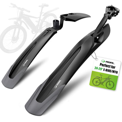 RBRL MTB Bicycle Mudguard Quick-Release Widen Bike Fender HIgh Quality PP Splash Proof Fender for 24-29 Cycling Profector