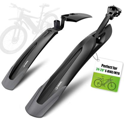 Vridezone Quick-Release E-Bike Mudguards for 26–29-Inch Wheels