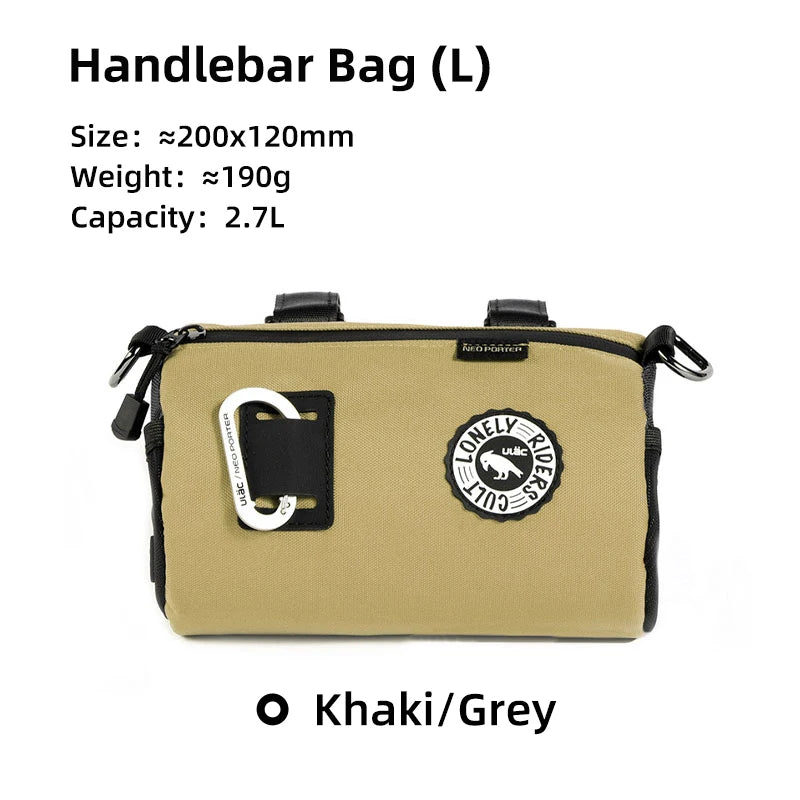 Vridezone Water-Resistant E-Bike Handlebar Bag – 1.1L to 2.7L