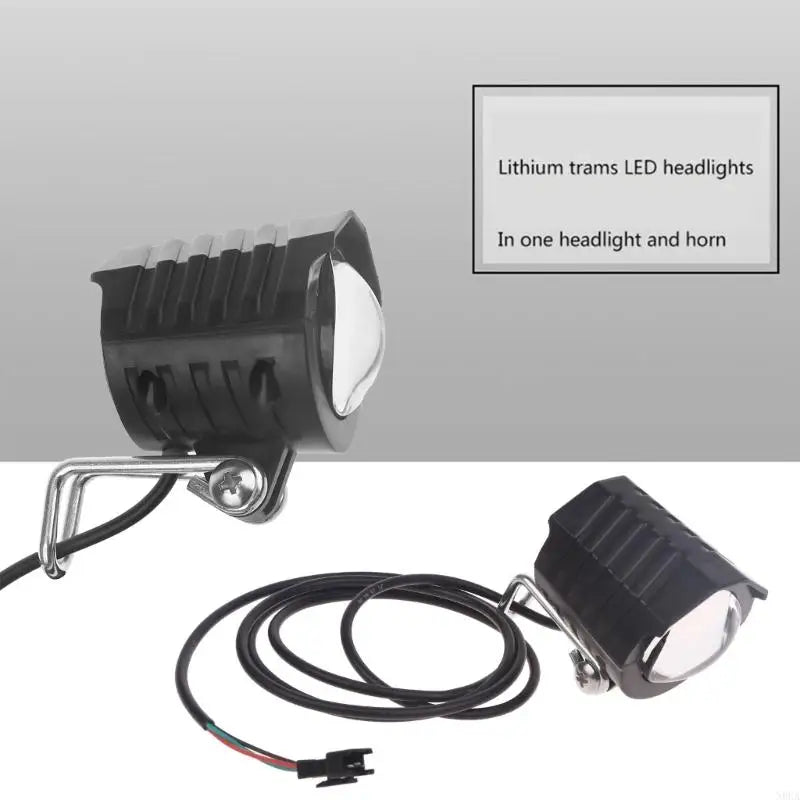 Vridezone 2-in-1 E-Bike Headlight and Horn