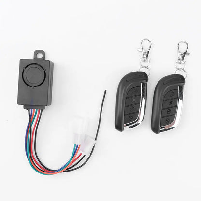 E-bike Alarm System Electric Scooter Security Anti Lost Remote Control Alert