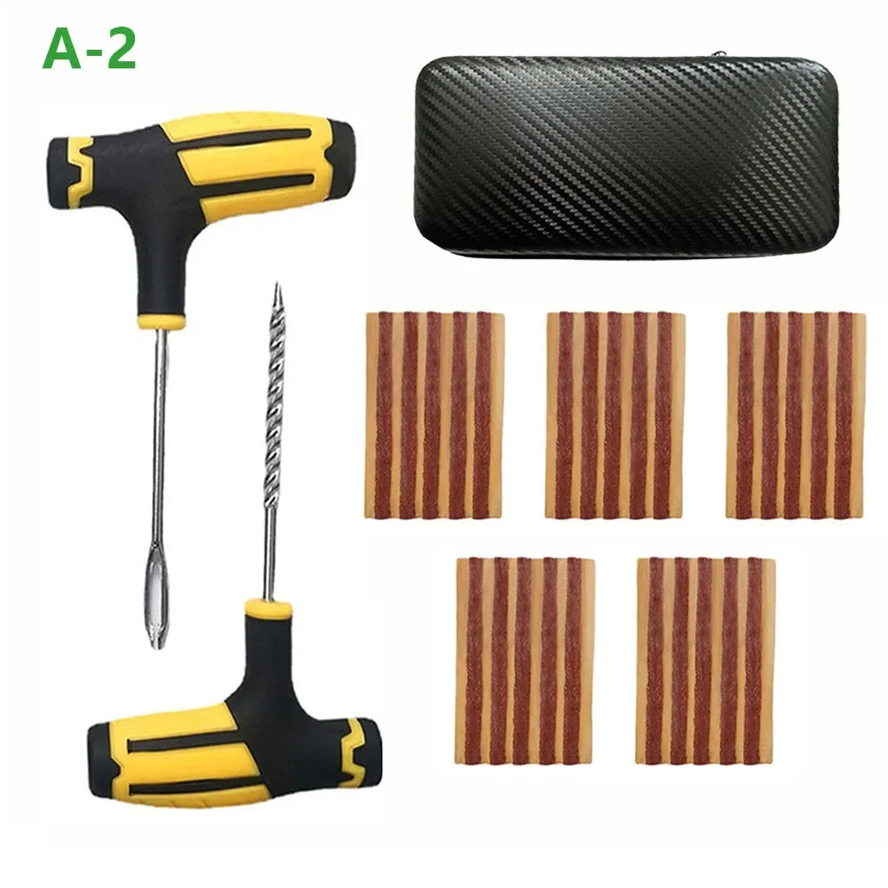 Vridezone Tubeless Tyre Puncture Repair Kit with Rubber Strips
