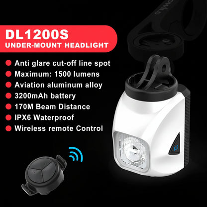 Vridezone 1900 Lumen Rechargeable E-Bike Headlight