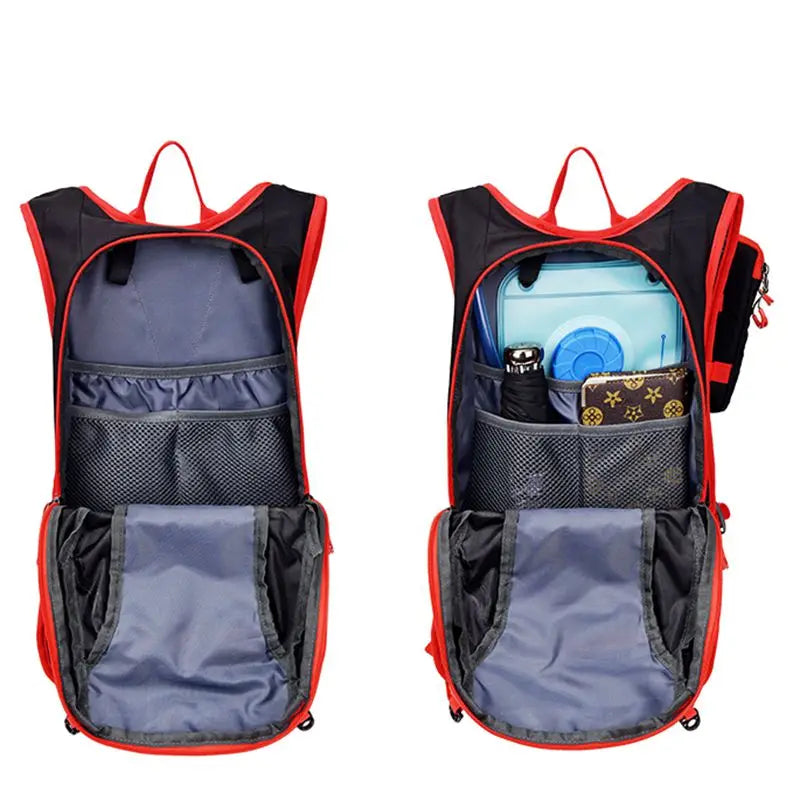 Vridezone E-Bike Hydration Backpack with Helmet Carrier
