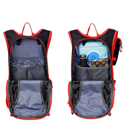 Vridezone E-Bike Hydration Backpack with Helmet Carrier