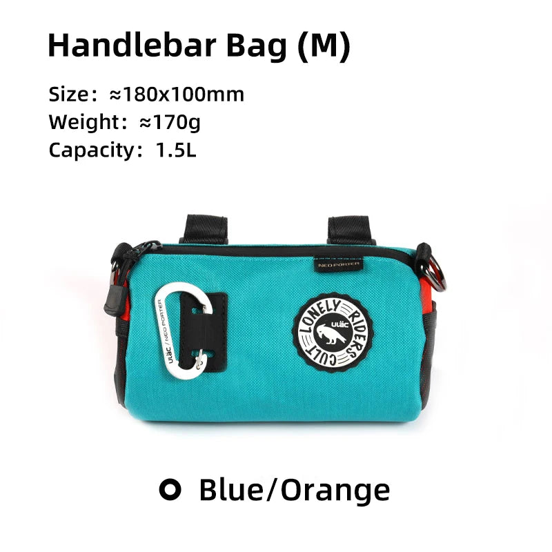 Vridezone Water-Resistant E-Bike Handlebar Bag – 1.1L to 2.7L
