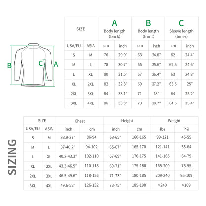 Vridezone Men’s Packable Reflective E-Bike Windbreaker Jacket