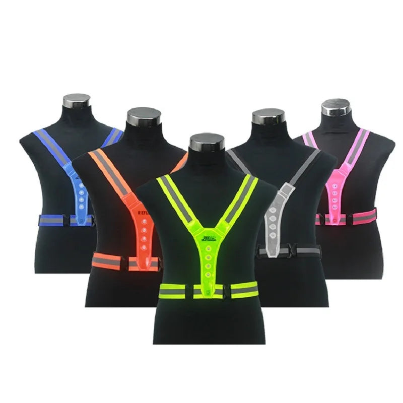 Vridezone LED Reflective E-Bike Visibility Vest with Armband
