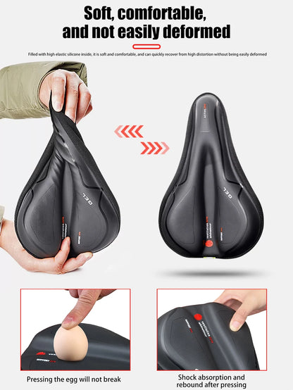 Vridezone Waterproof Silicone E-Bike Saddle Cushion