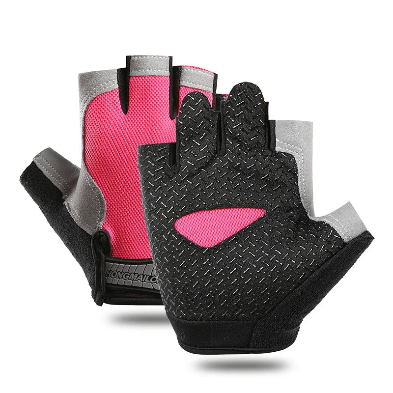 Vridezone Breathable Half-Finger E-Bike Cycling Gloves