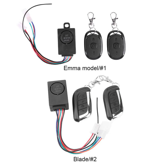 E-bike Alarm System Electric Scooter Security Anti Lost Remote Control Alert