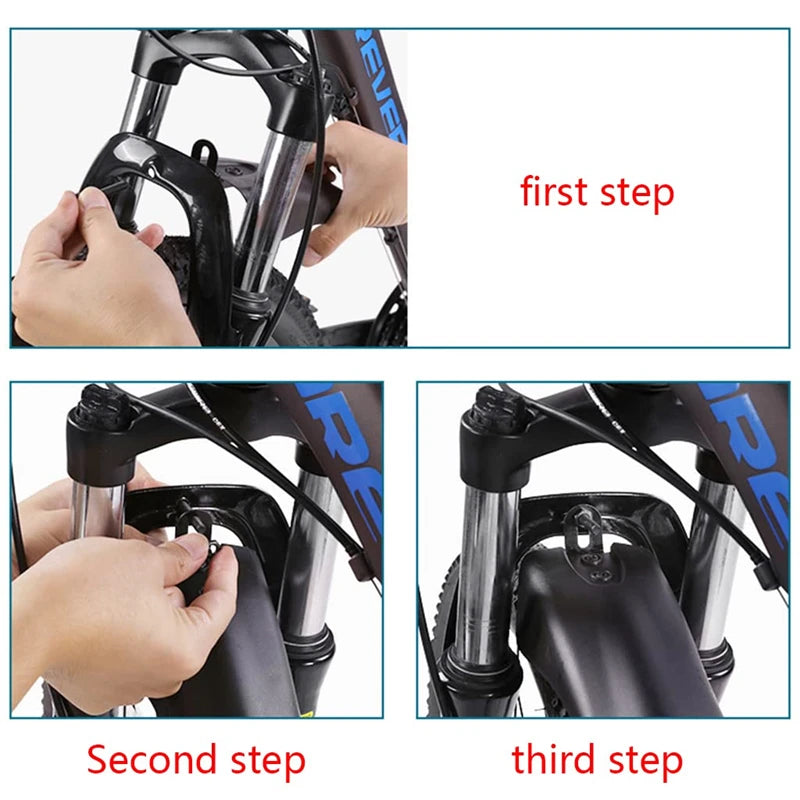 Vridezone 2-Piece Extended E-Bike Mudguard Set
