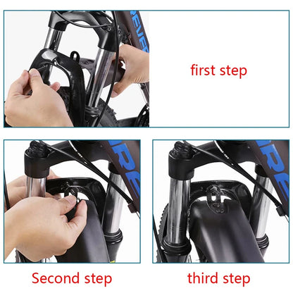Vridezone 2-Piece Extended E-Bike Mudguard Set