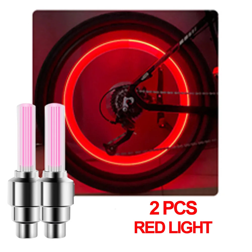 Vridezone Neon Motion-Activated E-Bike Tyre Valve Lights