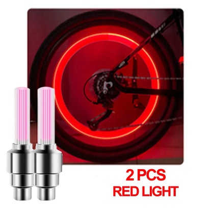 Vridezone Neon Motion-Activated E-Bike Tyre Valve Lights