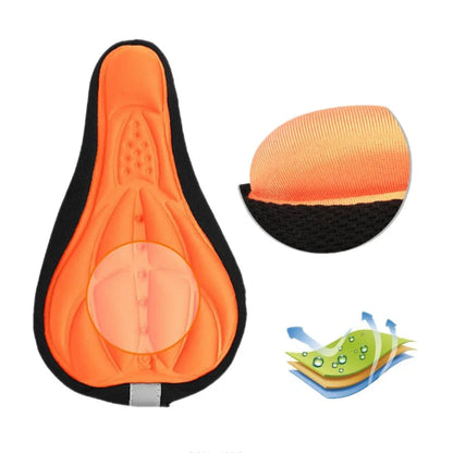 Vridezone 3D High-Density Foam E-Bike Saddle Cover