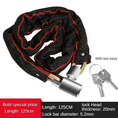 Vridezone Heavy-Duty Anti-Theft E-Bike Chain Lock