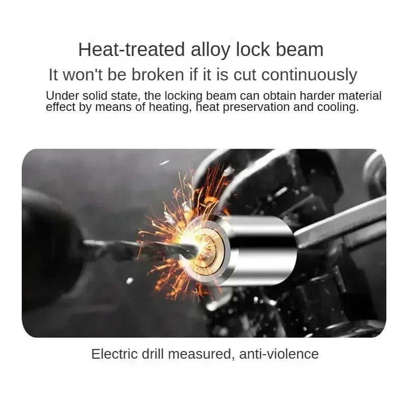 Vridezone Heavy-Duty Anti-Theft E-Bike Chain Lock