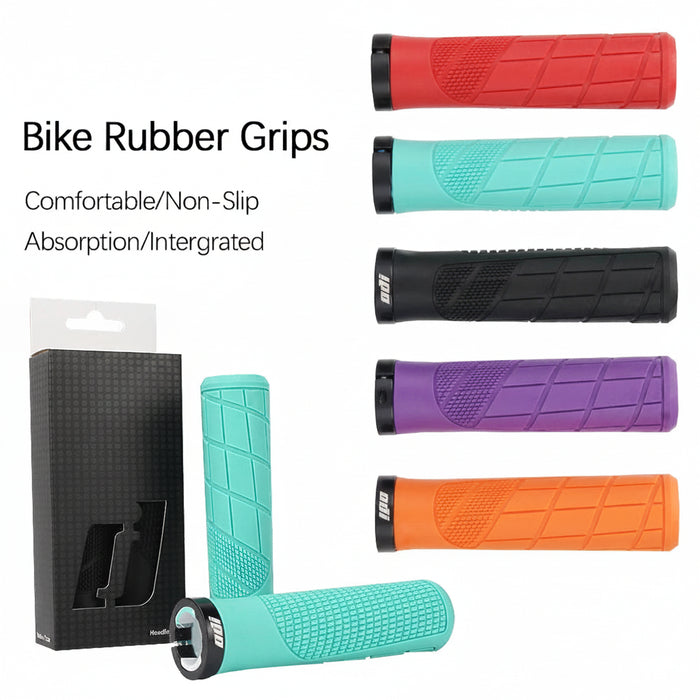 Vridezone Lock-On Rubber E-Bike Handlebar Grips