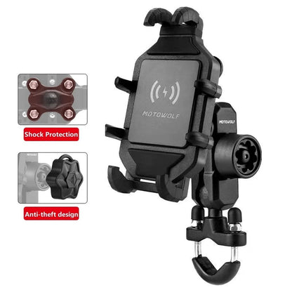Vridezone 360° Wireless Charging E-Bike Phone Holder