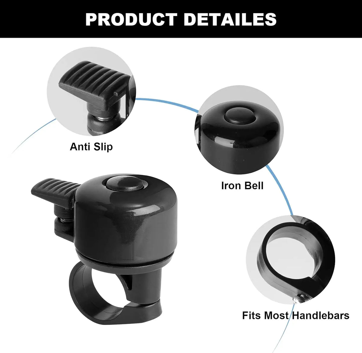 Vridezone Classic Aluminium E-Bike Bell