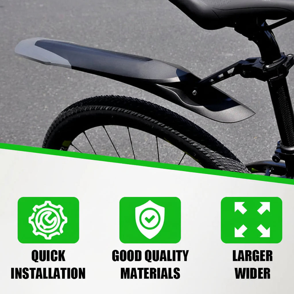 Vridezone Quick-Release E-Bike Mudguards for 26–29-Inch Wheels