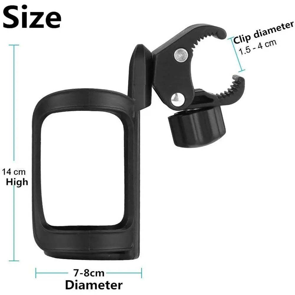 Vridezone 360° Adjustable Clamp-On E-Bike Bottle Holder