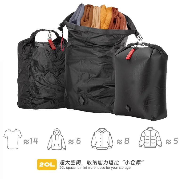 Vridezone Water-Resistant Compression Packing Bags for E-Bike Travel