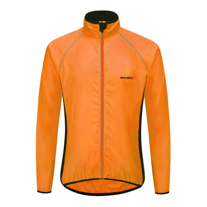 Vridezone Men’s Lightweight Reflective E-Bike Rain Jacket